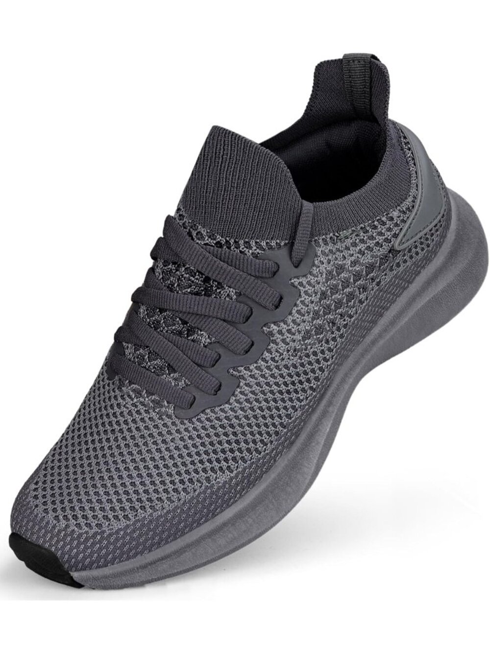 🆕Women's Grey Breathable Running Sneakers Casual Tennis Walking Shoes